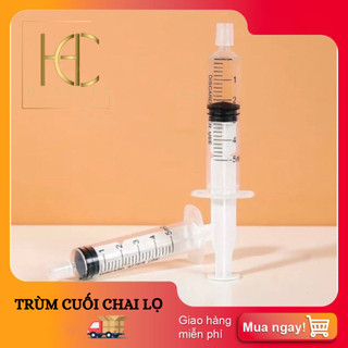 Ống xilanh chuyên dùng để chiết nước hoa đã kèm đầu chiết - Dụng cụ chiết nước hoa chuyên dụng tặng kèm đầu chiết giá rẻ