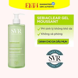 Sữa rửa mặt cho da dầu mụn SVR Sebiaclear Gel Moussant 400ml