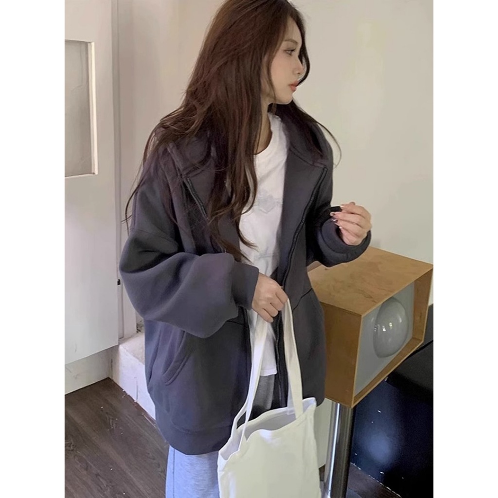 Áo Khoác Hoodie - Áo khoác mùa đông , Phong cách Hàn Quốc áo thun học sinh,sinh viên dài tay đơn giản - gin62.store