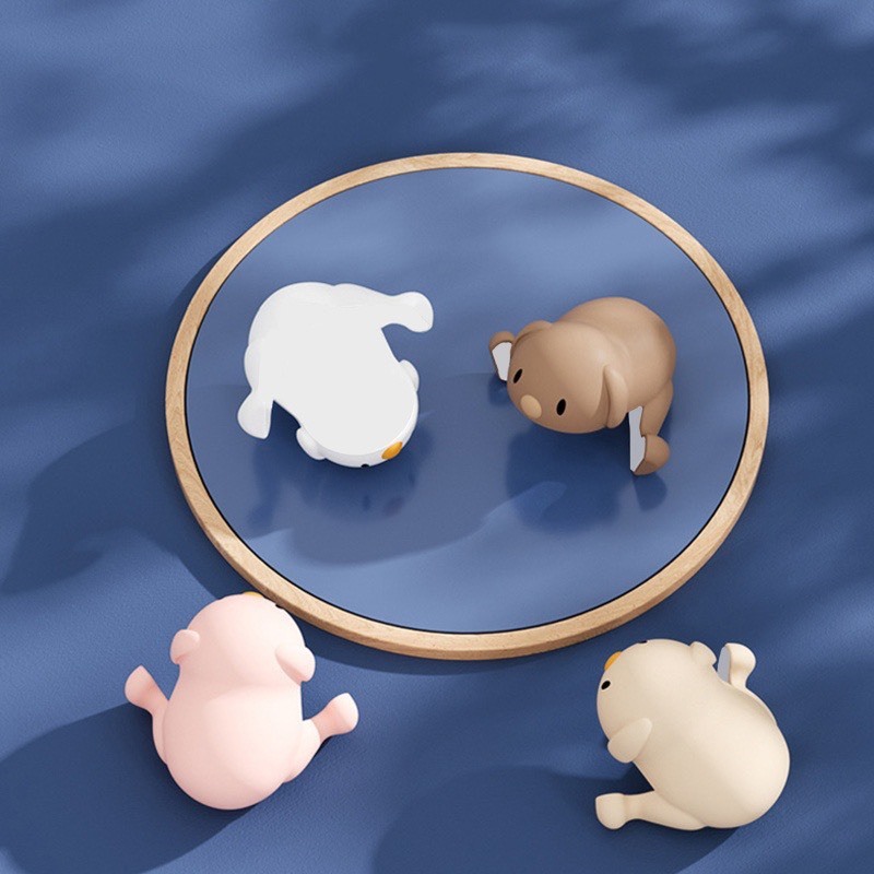 Chặn góc bàn, góc tủ hình cún con silicon cao cấp an toàn cho bé