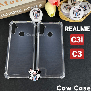 Ốp Realme C3, C3i chống sốc silicon dẻo trong Cowcase | Vỏ điện thoại Realme bảo vệ camera toàn diện TRON