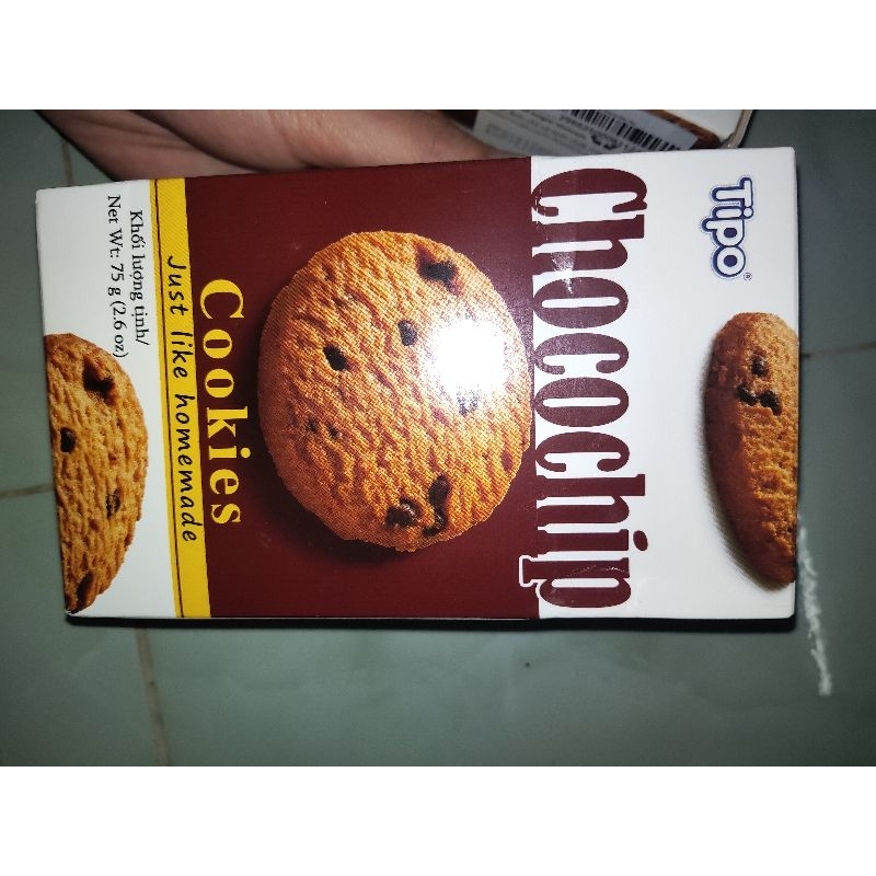 Hộp Bánh quy Tipo Chocochip Cookies 75g