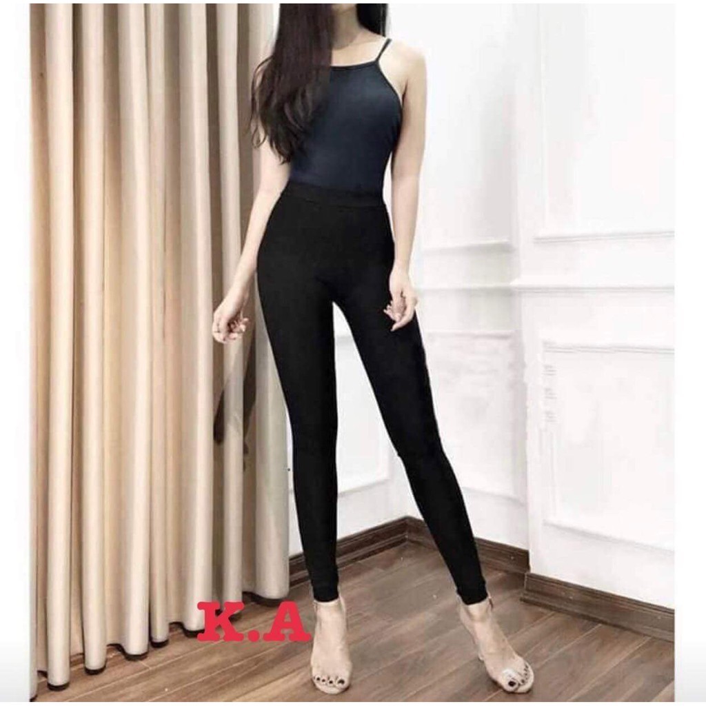 Quần legging dài mắt cá chân thu đông KAN1408