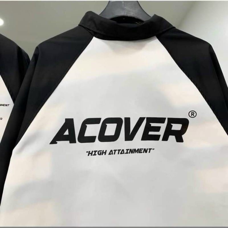 Áo khoác gió ACOVER free size khoác dù 1lớp chống nước in trước sau siêu hot có ảnh thật