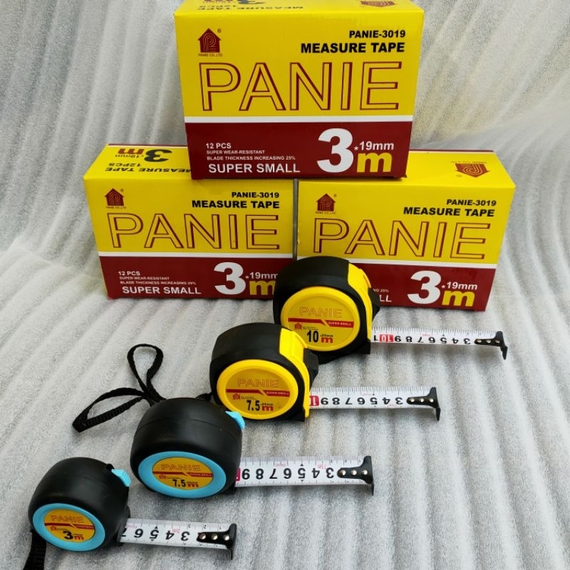 Thước cuộn tự động Panie CHÍNH HÃNG, thước dây tự hãm cao cấp 3mét, 5mét, 7.5mét, 10mét dày dặn, cứng cáp
