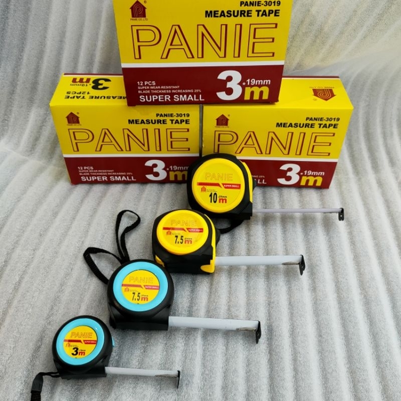 Thước cuộn tự động Panie CHÍNH HÃNG, thước dây tự hãm cao cấp 3mét, 5mét, 7.5mét, 10mét dày dặn, cứng cáp