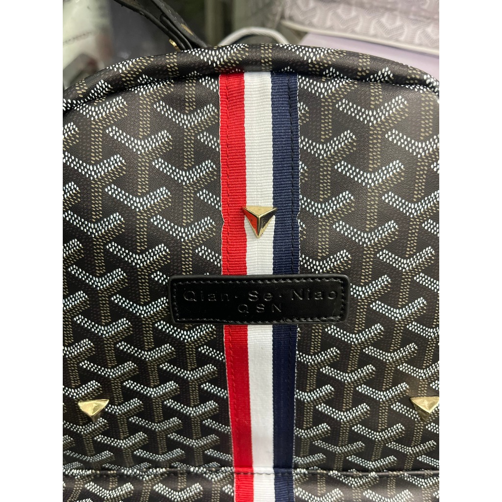 Balo thời trang Edmond Masion ss2 full phụ kiện tặng kèm ví da balo vạch thom