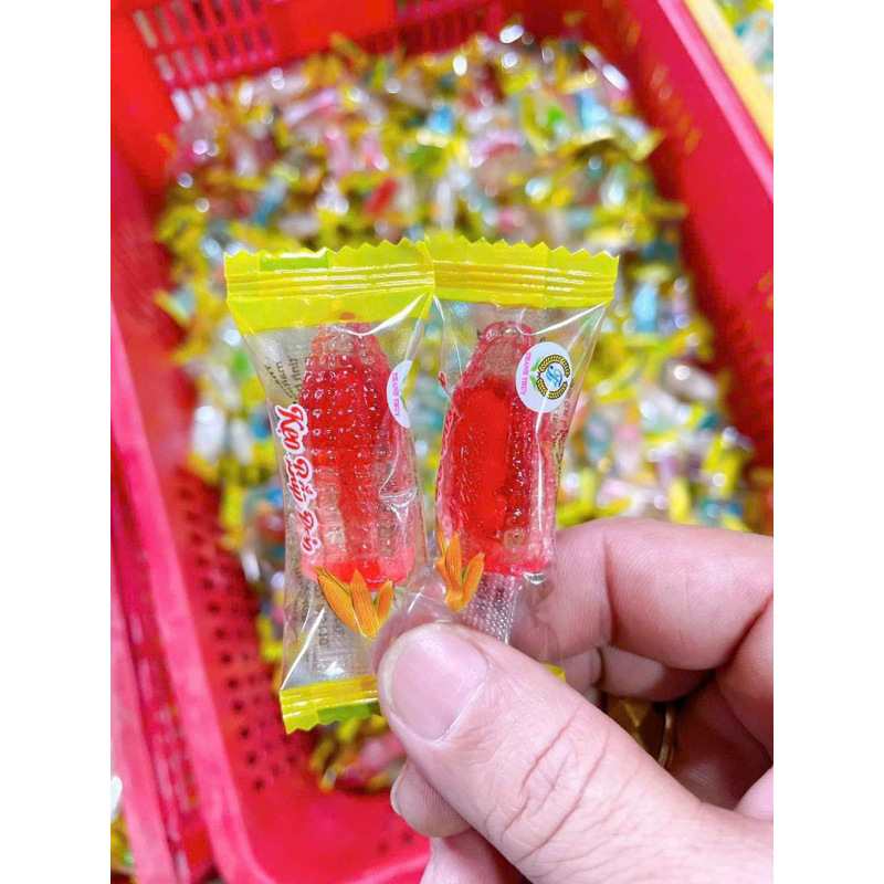 Kẹo dẻo bắp có nhân mix vị 500G