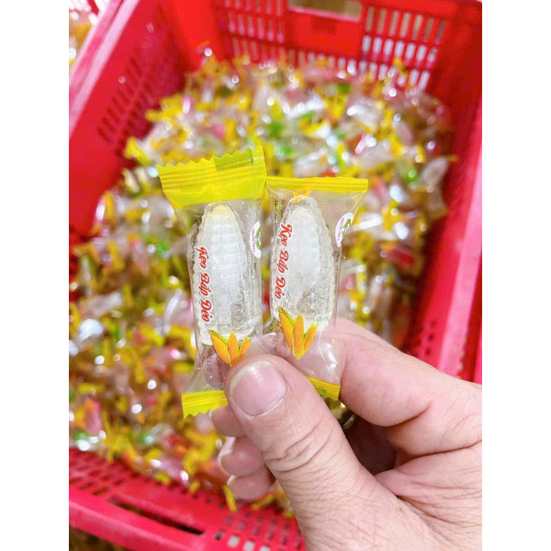 Kẹo dẻo bắp có nhân mix vị 500G