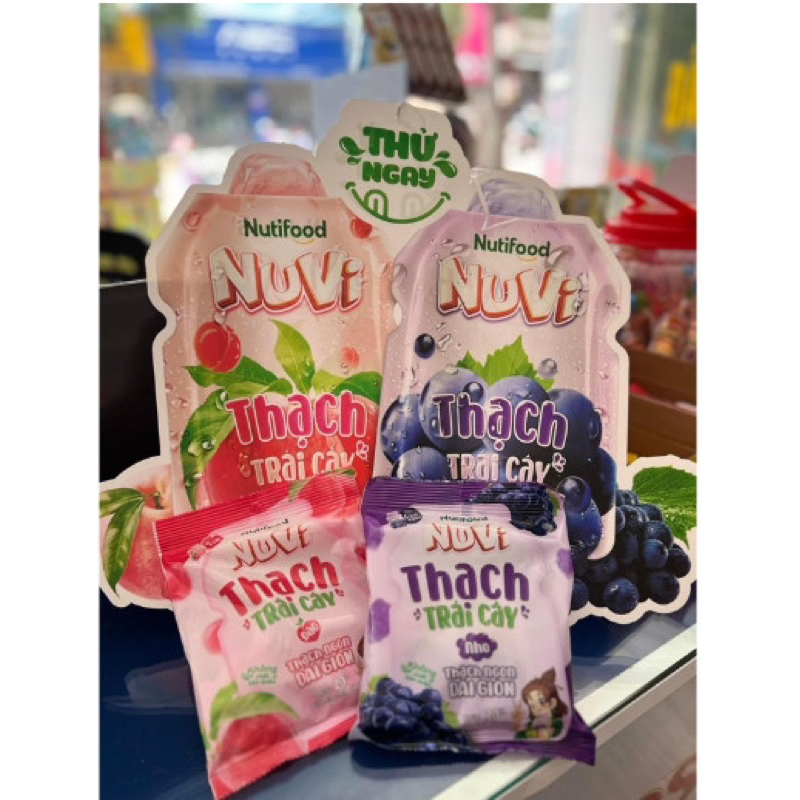 Thạch Trái Cây Nuvi Túi 6 gói