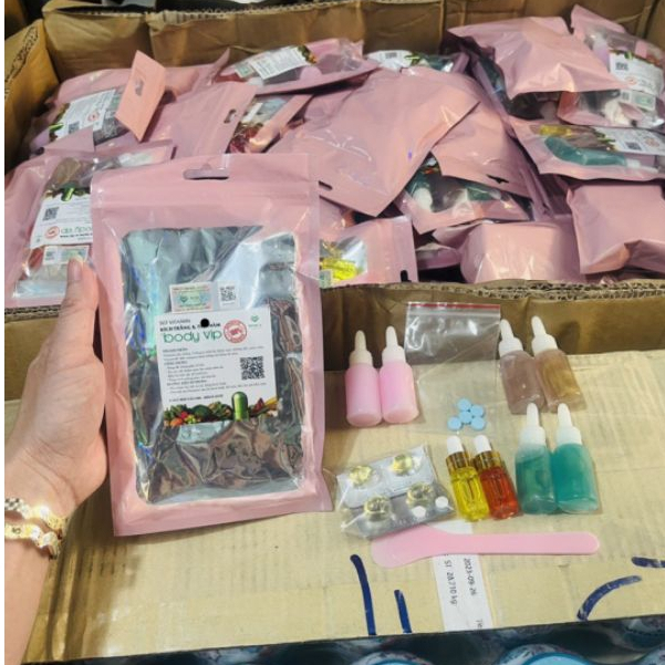 Set kích trắng mờ thâm tăng độ trắng 10 lần body vip chính hãng