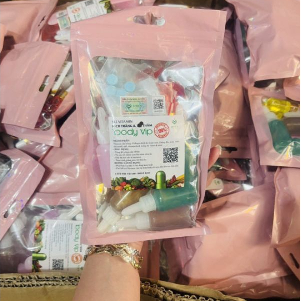 Set kích trắng mờ thâm tăng độ trắng 10 lần body vip chính hãng