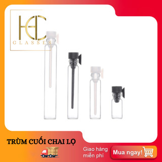 Chai chiết MẪU THỬ nước hoa vial 1ml 2ml 3ml - lọ thủy tinh mini không chứa dung dịch đựng dầu thơm