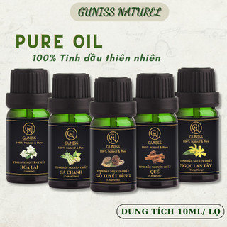 Tinh Dầu Nguyên Chất 10ml Guniss Naturel | Tinh Dầu Thiên Nhiên Xông Phòng, Đuổi Muỗi, Côn Trùng | Có Kiểm Định COA |