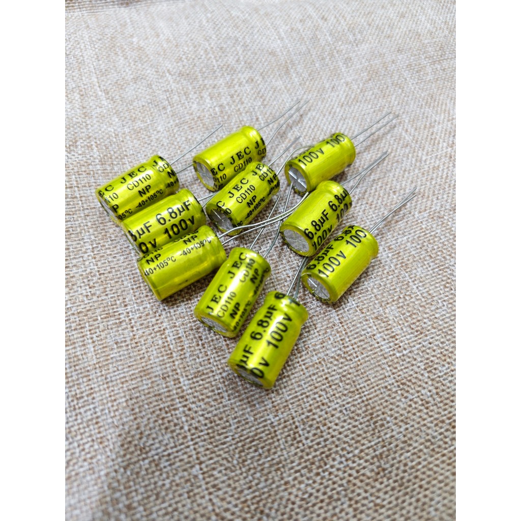 Combo 10 tụ không phân cực 6.8 hàng bãi mới