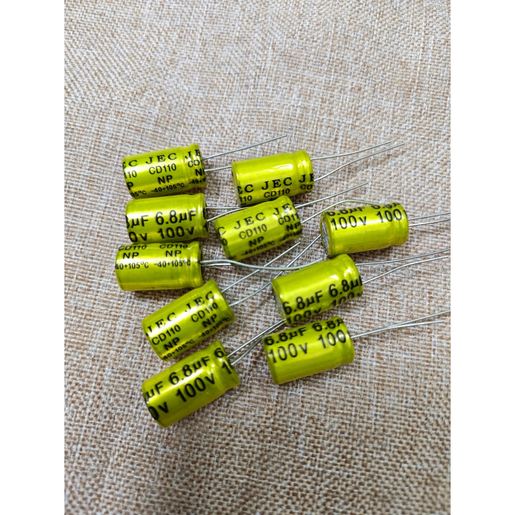 Combo 10 tụ không phân cực 6.8 hàng bãi mới