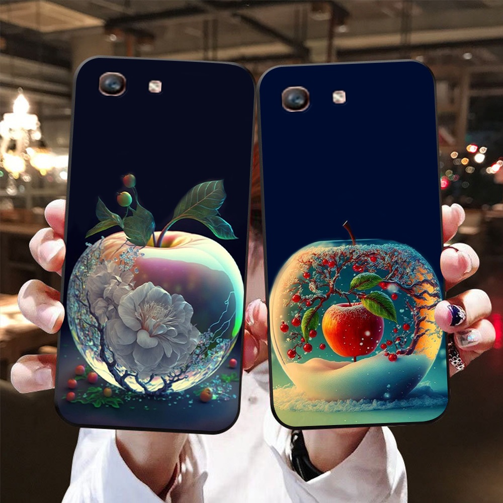 Ốp lưng oppo f1S / oppo f3 / oppo f3 lite / oppo f3 plus in hình quả táo long lanh
