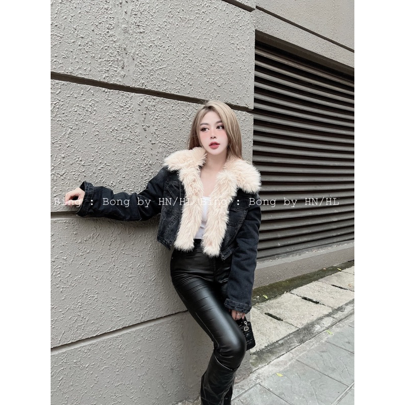 Áo khoác lông bò xịn Qcc