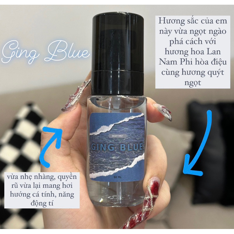 ‼️MẪU MỚI BODY MIST 60ML Độ lưu hương 2-4 tiếng