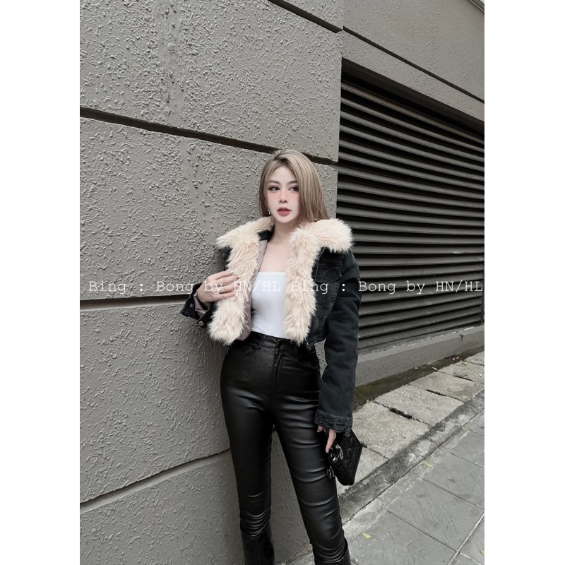 Áo khoác lông bò xịn Qcc