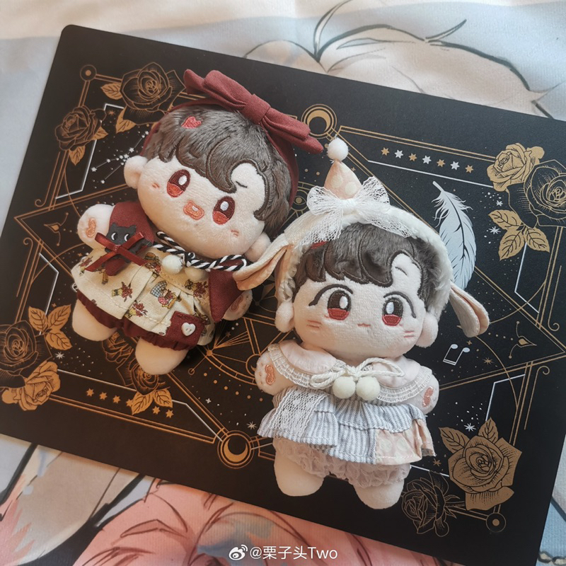 Set Thỏ xuân cho doll 10cm