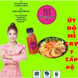 Ớt độ mì cay 7 cấp độ ăn vặt ba báo chai 100ml