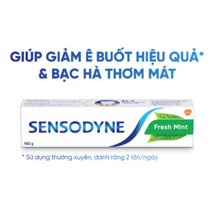 Kem Đánh Răng Sensodyne Bạc Hà The Mát Fresh Mint Tuýp 100g -160G  (Hàng chính hãng)