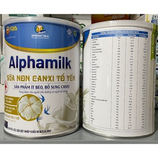 Alphamilk Sữa Non Canxi Tổ Yến giúp tăng cường miễn dịch, bổ sung Canxi cho trẻ em và người già