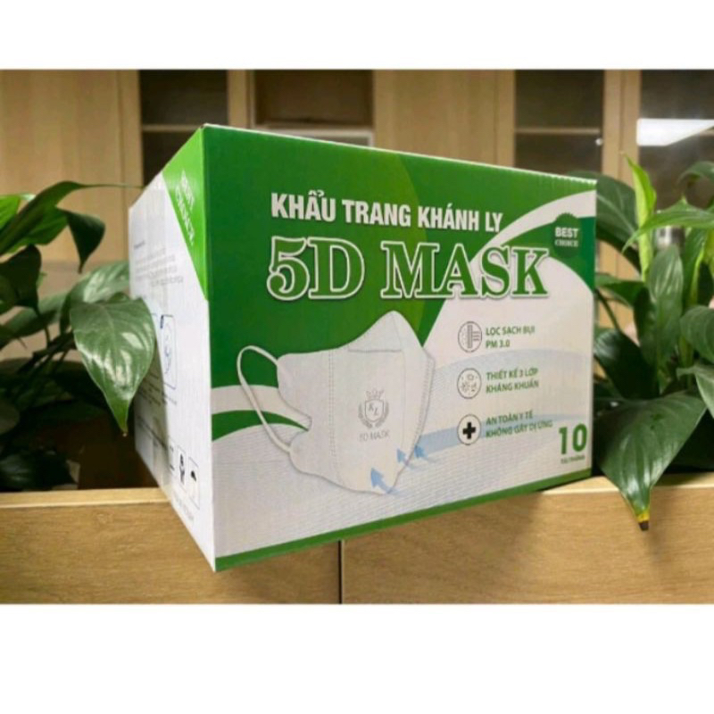 Khẩu Trang 5D MASK Khánh Ly - -1 Hộp/ 100 cái