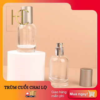 Chai chiết nước hoa thủy tinh cao cấp kiểu le labo dạng phun sương dung tích 30ml , 50ml - Cao Cấp