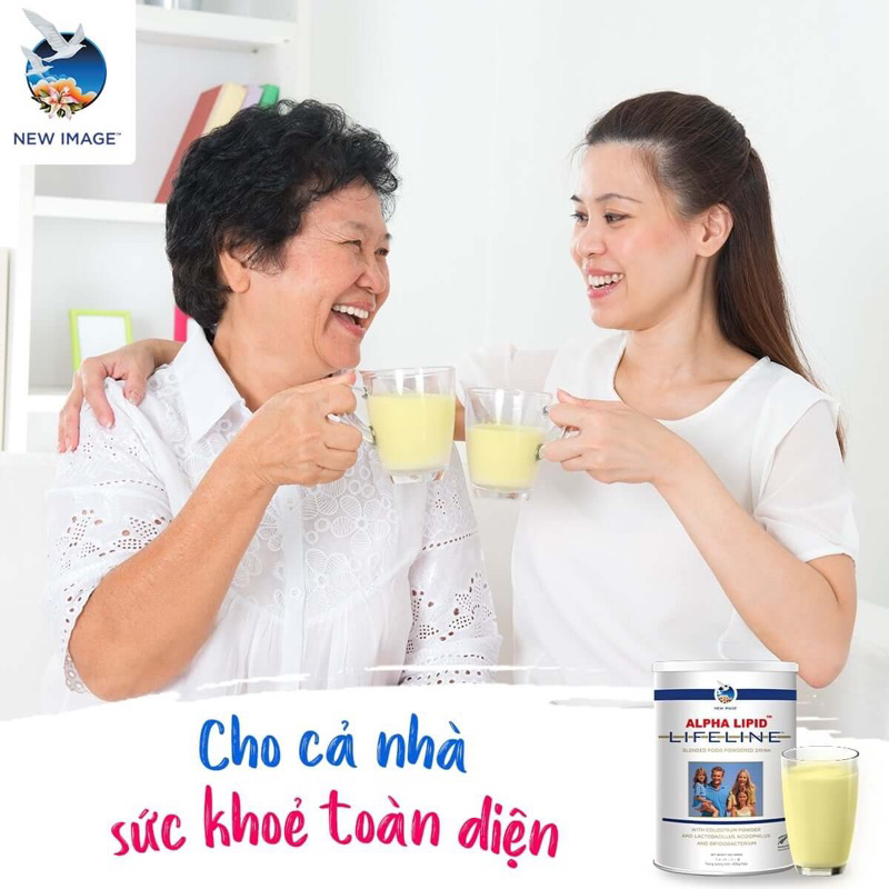 Sữa Non Kháng Thể Alpha Lipid Lifeline Chính Hãng 450g