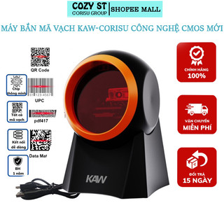 Máy Bắn Mã Vạch, Đầu Đọc Mã Vạch Đa Tia Để Bàn Corisu CMOS Sử Dụng Dễ Dàng Bảo Hành 12 Tháng