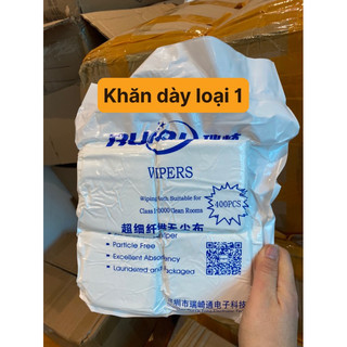 Khăn lau mịn, bịch to 400 tờ, kích thước chuẩn