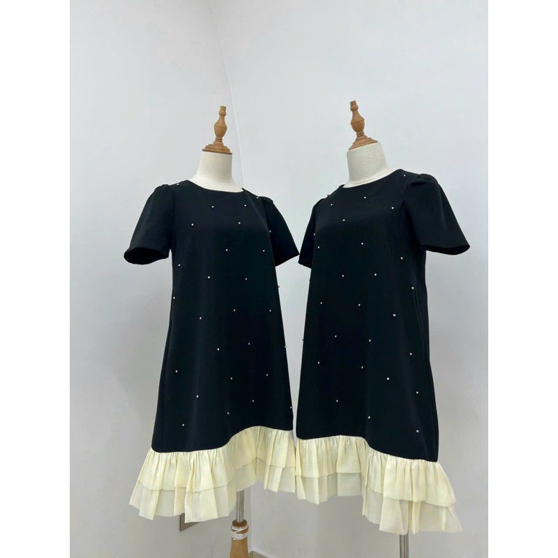 H8 Váy tuyết mưa đính đinh tà bèo siêu phẩm