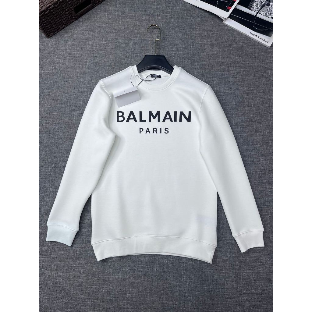 Áo sweater dài tay thời trang cao cấp Balmain phong cách trẻ trung, năng động