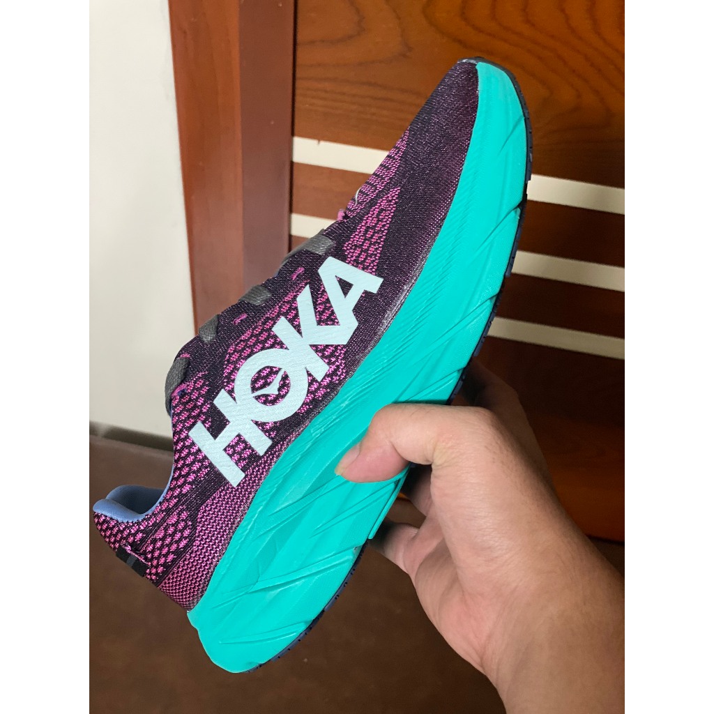 GIÀY CHẬY BỘ HOKA tím- running shoes đậm  Giay Tập Gym-giày tập gim