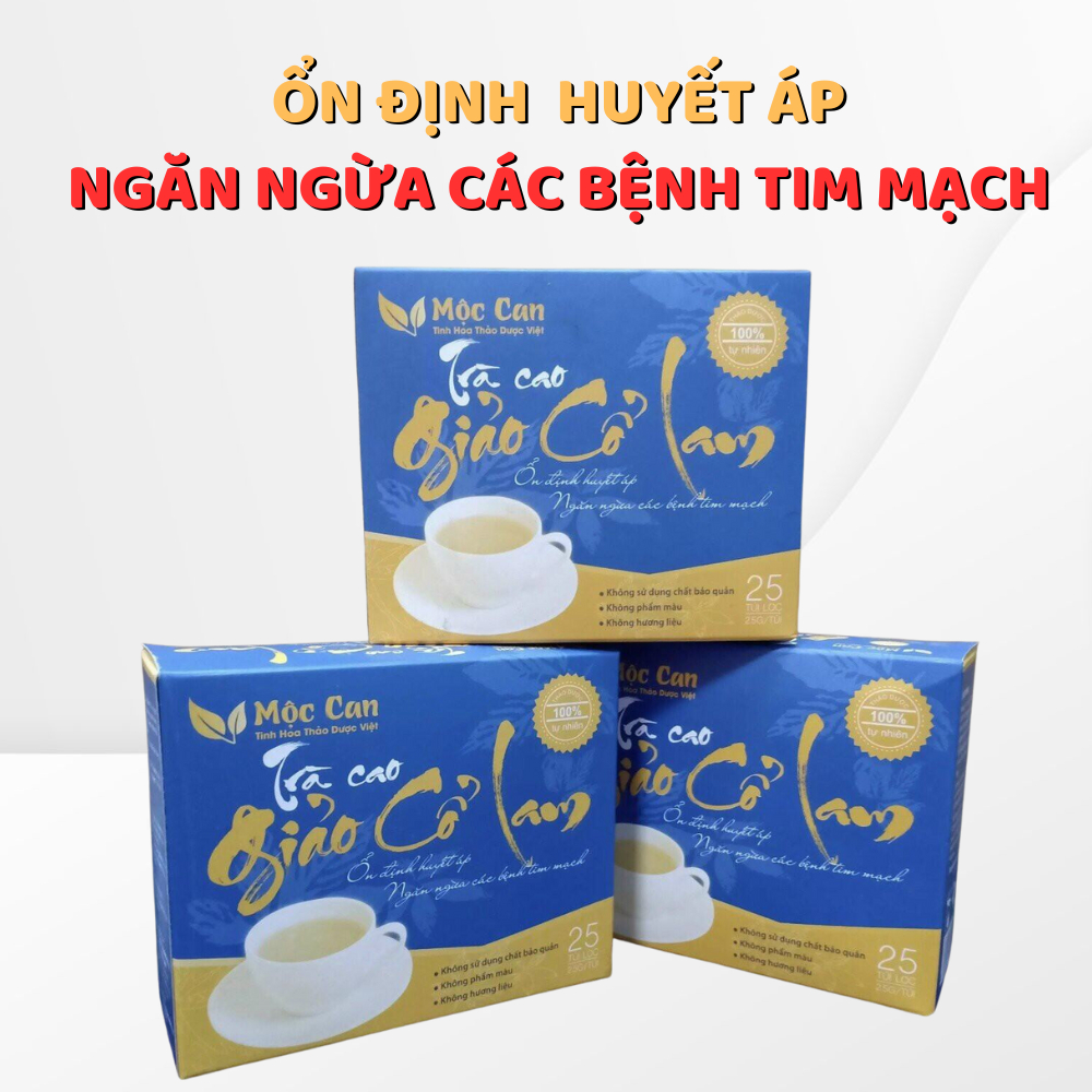 [ LOẠI ĐẶC BIỆT] 01 HỘP TRÀ CAO GIẢO CỔ LAM MỘC CAN CHÍNH HÃNG ỔN ĐỊNH HUYẾT, MỠ MÁU