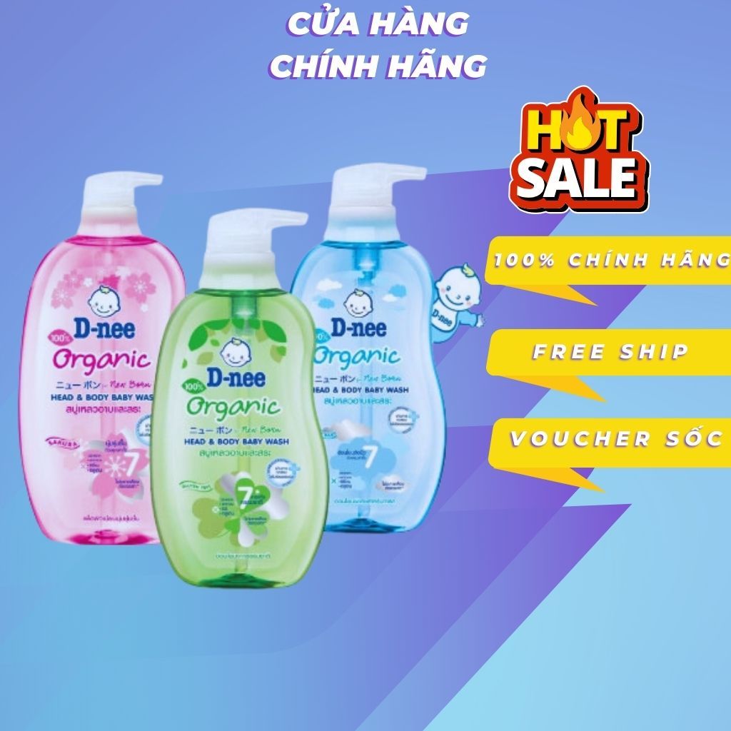 Sữa Tắm Gội Toàn Thân Dnee  380ml Sữa Tắm Dnee Cho Bé Từ Sơ Sinh Đến 3 tuổi.