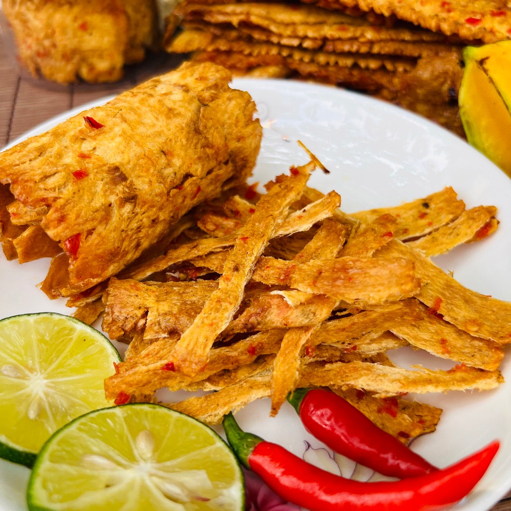 Khô mực cán tẩm gia vị xé sợi Nha Trang Shumafood dày cơm ngọt hậu 200g