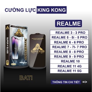 Kính cường lực kingkong full màn realme 3/ 3 pro/ 5/ 5i/ 5 pro/ 6/ 6 pro/ 7/7i/ 7 pro/ 8/ 8 pro/ 9/ 9 pro/ 10/ 11 4g/ 5g