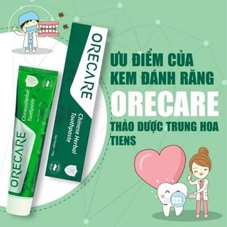 Kem đánh răng thảo dược Orecare Tiens giúp chắc răng thơm miệng tuýp 135g
