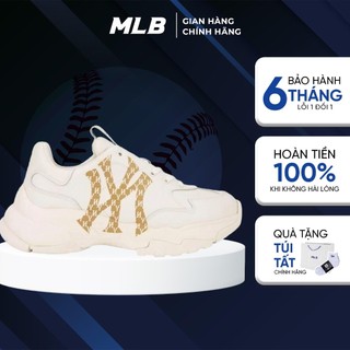 Giày MLB Chunky NY Monogram Vàng Chính Hãng (BNYV)