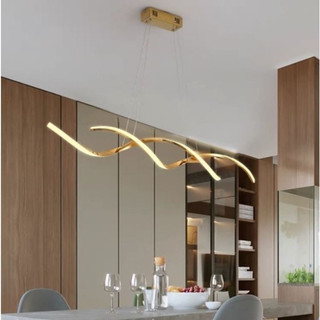 Đèn thả LISDA hiện đại hình xoắn trang trí nhà cửa hiện đại .