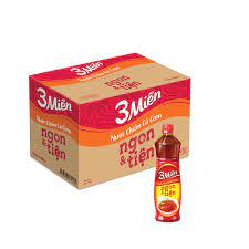 Nước Mắm Chấm Cá Cơm 3 Miền Chai 800ml