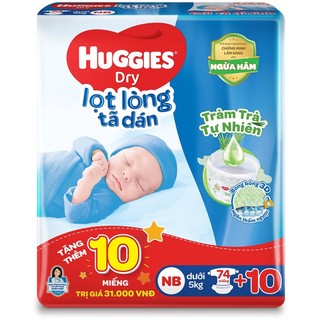 Bỉm huggies Miếng lót sơ sinh huggies NB108+9,NB70+6,S54+6,S80+2,M76+3,
