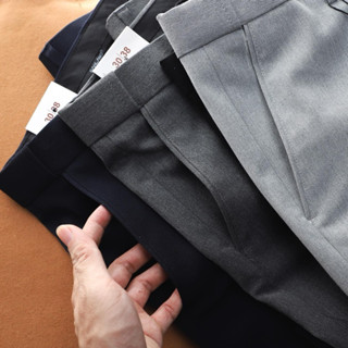  Quần Âu Nam Hàn Quốc Cạp Chun,Quần Vải Nam Ống Đứng Cao Cấp Không Bai Xù Màu Đen Trắng Xanh Xám 
