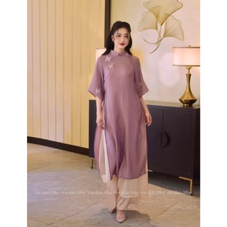 Áo dài cách tân hồ điệp thiết kế 4 tà