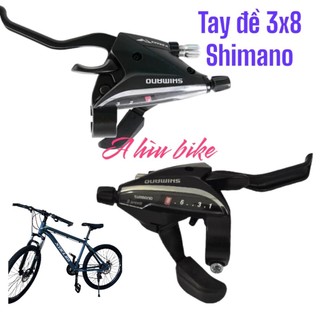 Tay đề bấm xả liền phanh 3*8 Shimano