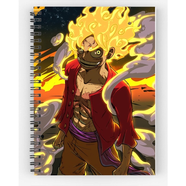 Sổ vẽ chì sổ phác thảo in hình bìa anime one piece  luffy gear 5 ace zozo râu trăng chopper trafalgar law....