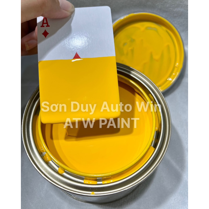 Màu Vàng Cơ Bản 2K Code D33 - Sơn ô tô xe máy lon 1kg